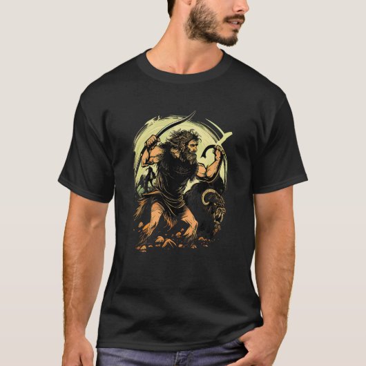 Caveman Junting Beasts T-Shirt (Vorderseite)
