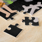 Caveman Kids Under Night Sky Puzzle (Seite)