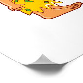 Caveman Mancave Rules2 Poster (Ecke)