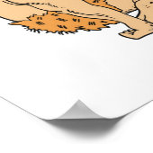 Caveman Mancave Rules Poster (Ecke)