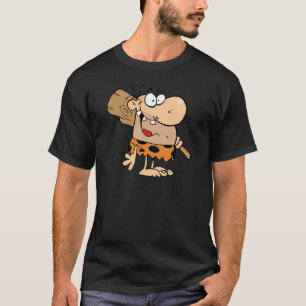 Caveman mit Club T-Shirt
