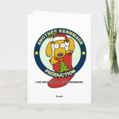 Caveman Santa Card Feiertagskarte (Rückseite)