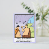 Caveman Style Postkarte (Stehend Vorderseite)