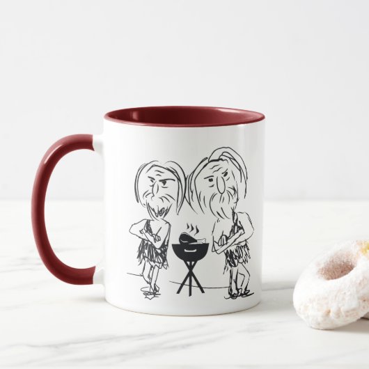 Caveman-Tasse Tasse (Mit Donut)
