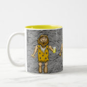 Caveman-Tasse Zweifarbige Tasse (Links)