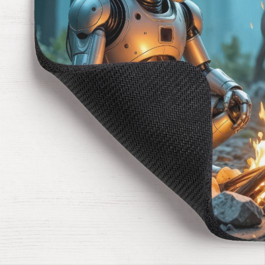 Caveman und Alien Robot by Campfire Mousepad (Ecke)