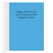 Caveman Vathers Day Card (Innen (Rechts))