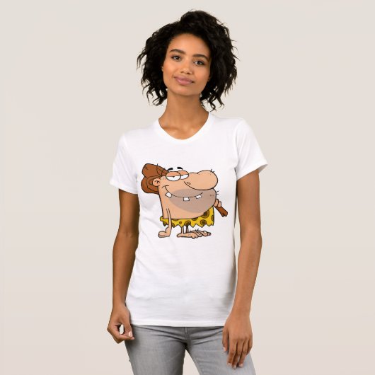 Caveman with Club Womens T - Shirt (Vorne ganz)
