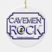 Cavemen Rock BW Keramikornament (Hinten)