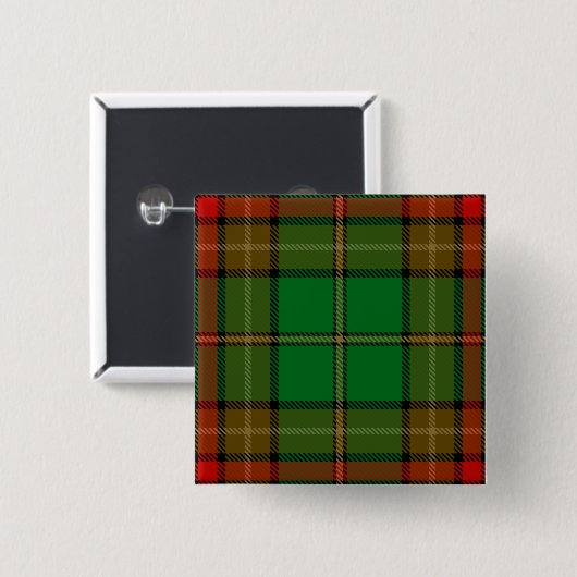 Caven Landkreis Irish Tartan Button (Vorne & Hinten)
