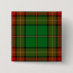 Caven Landkreis Irish Tartan Button