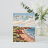Cavendish Beach Kanada Postkarte (Stehend Vorderseite)