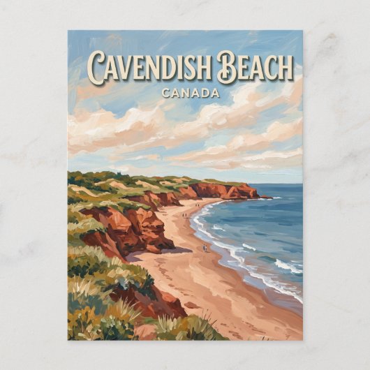 Cavendish Beach Kanada Postkarte (Vorderseite)