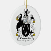 Cavendish Familienwappen Keramik Ornament (Rechts)