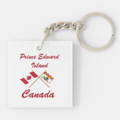 Cavendish Klippen und Frühlings-Lupinen, PEI Schlüsselanhänger (Rückseite)