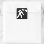 Caver Autoaufkleber Quadratischer Aufkleber (Tasche)