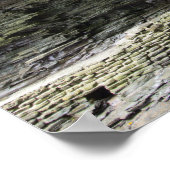 Cavern Cascade, Watkins Glen Staat Park, New York Poster (Ecke)