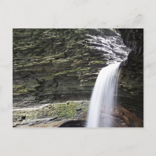 Cavern Cascade, Watkins Glen Staat Park, New York Postkarte