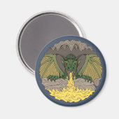 Cavern Dragon 2016 Magnet (Vorderseite/Rückseite)