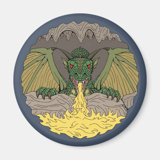Cavern Dragon 2016 Magnet (Vorne)