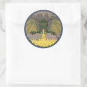 Cavern Dragon 2016 Runder Aufkleber (Tasche)