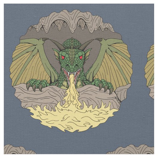 Cavern Dragon 2016 Stoff (Nahaufnahme)