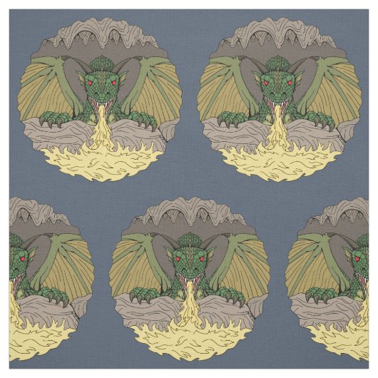 Cavern Dragon 2016 Stoff (Muster)