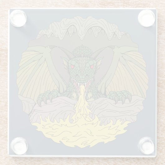 Cavern Dragon 2016 Untersetzer (Rückseite)