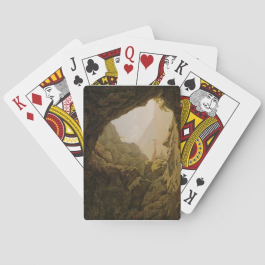 Cavern, Neapel, 1774 (Öl auf Leinwand) Spielkarten (Rückseite)
