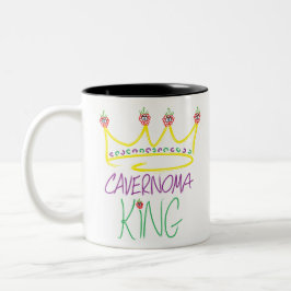 Cavernoma King, Design von Jamie Twinney, Zweifarbige Tasse