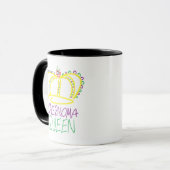 Cavernoma Queen, Design von Jamie Twinney, Tasse (Vorderseite Links)