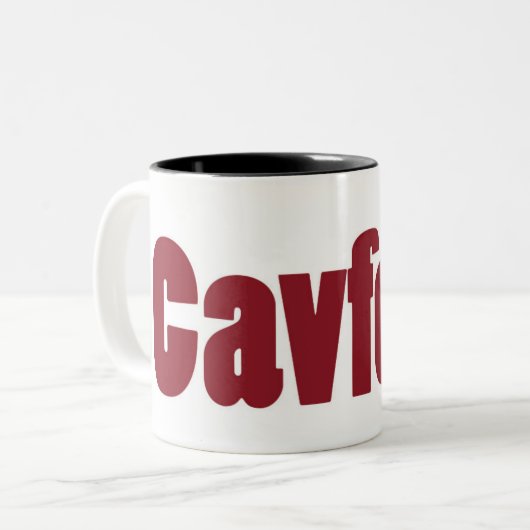 Cavfefe Tasse (Vorderseite Links)