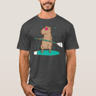 Caviidae Meerschweinchen surfen Nagetier  T-Shirt