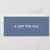 Caving Gift Certificate Einladung (Rückseite)