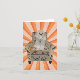 CAVIPOODLE STRIPES Notecard