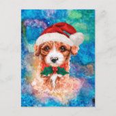 Cavoodle Breed Dog Weihnachten (Vorderseite)