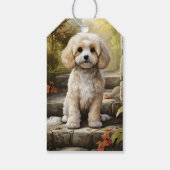 Cavoodle/Cavapoo Personalisiert Geschenkanhänger (Rückseite)