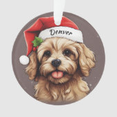Cavoodle Custom Christmas Ornament (Vorderseite)