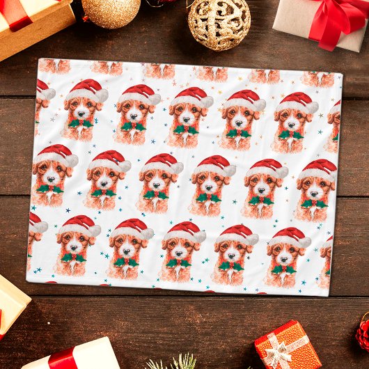 Cavoodle Dog Breed Christmas Stars Fleecedecke