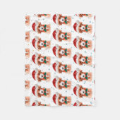 Cavoodle Dog Breed Christmas Stars Fleecedecke (Vorderseite)