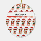 Cavoodle Dog Breed Christmas Stars Keramik Ornament (Links)