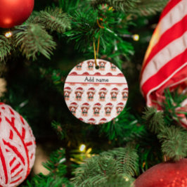 Cavoodle Dog Breed Christmas Stars Keramik Ornament