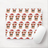 Cavoodle Dog Breed Christmas Stars Mousepad (Mit Mouse)