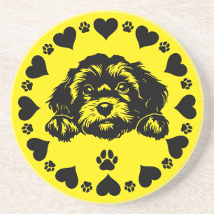 Cavoodle Dog Owner Getränkeuntersetzer