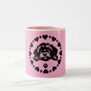 Cavoodle Dog Owner Zweifarbige Tasse