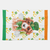Cavoodle Holiday Wohngestaltung St Patricks Day Geschirrtuch (Horizontal)