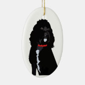 Cavoodle Hundeschmuck Keramik Ornament (Rechts)