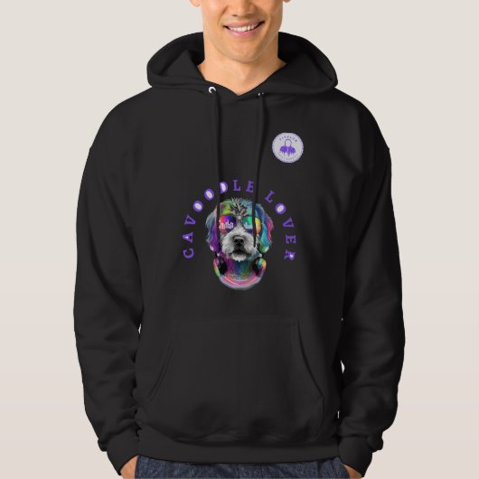 Cavoodle Lover Hoodie von FitFlex (Vorderseite)