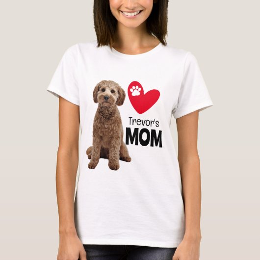 Cavoodle Personalisiert Mama T - Shirt (Vorderseite)
