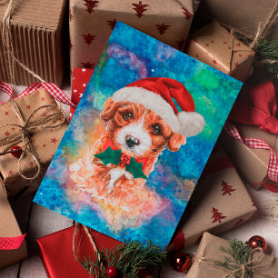 Cavoodle-Rasse Hund Weihnachten